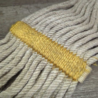 27 Thick Wide String Cinch, 2D Rings *fair, v.dirty/filthy, stained, frays, rubs, older, rusty, hairy
