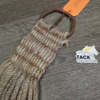 27 Thick Wide String Cinch, 2D Rings *fair, v.dirty/filthy, stained, frays, rubs, older, rusty, hairy
