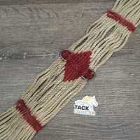 15 Thin Narrow Cotton String Cinch *fair/gc, dirty, stained, older, rubs, hairy, frays
