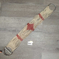 15 Thin Narrow Cotton String Cinch *fair/gc, dirty, stained, older, rubs, hairy, frays
