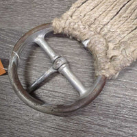 15 Thin Narrow Cotton String Cinch *fair/gc, dirty, stained, older, rubs, hairy, frays
