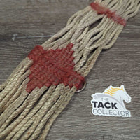 15 Thin Narrow Cotton String Cinch *fair/gc, dirty, stained, older, rubs, hairy, frays
