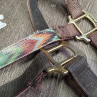 Thick Nylon Halter, adj, snap *fair, dirty, stains, rubs, frays, faded
