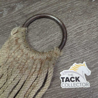 15 Thin Narrow Cotton String Cinch *fair, dirty, stained, hairy, splitting strands, rusty
