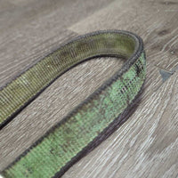 Thick Stiff Nylon Halter *gc/fair, v.dirty, gunky, stains, rubs, scrapes, frayed, hair, older
