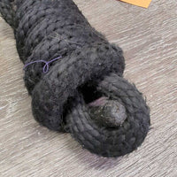 Stiff Short Nylon Lead Rope *gc, rubs, frays, faded, dirt, hair
