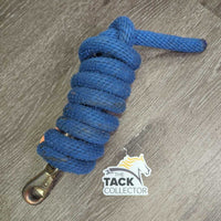 Nylon Lead Rope, bull snap *gc/fair, hair, dirt, stiff, faded, snags, frays, residue
