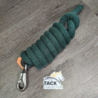 Nylon Lead Rope, bull snap *gc/fair, mnr hair, dirt, stiff, faded, snags, frays

