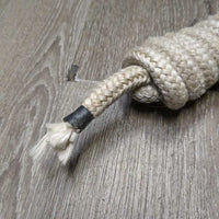 Narrow Nylon Lead Rope, tied & taped loop end *gc, stains, dirty, rubs, scrapes, frays, No Snap
