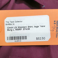 LS Western Shirt, tags *new
