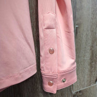 LS Western Shirt - Jacket, 1/3 Snap Up, Mesh Back *like new

