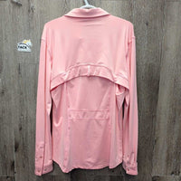 LS Western Shirt - Jacket, 1/3 Snap Up, Mesh Back *like new
