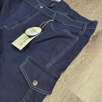 Clothing Full Seat Denim Bootcut Riding Pants - Jeans, 2 Boot Elastics *new, tags
