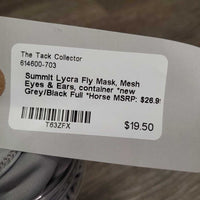 Lycra Fly Mask, Mesh Eyes & Ears, container *new
