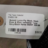 Lycra Fly Mask, Mesh Eyes & Ears, container *new
