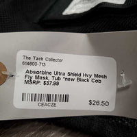 Hvy Mesh Fly Mask, Tub *new
