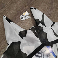 Soft Mesh Fly Mask, ears, bag, tag *new
