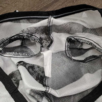Soft Mesh Fly Mask, ears, bag, tag *new
