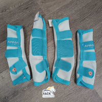 2 Mesh Fly Boots - Turnout Socks, velcro, tags
