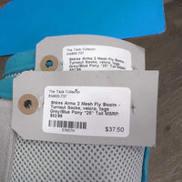 2 Mesh Fly Boots - Turnout Socks, velcro, tags
