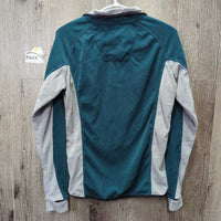 Fleece Sweater, 1/4 Zip Up *gc, mnr hairy, edge rubs & clumpy

