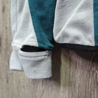 Fleece Sweater, 1/4 Zip Up *gc, mnr hairy, edge rubs & clumpy

