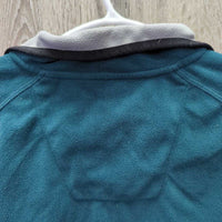 Fleece Sweater, 1/4 Zip Up *gc, mnr hairy, edge rubs & clumpy
