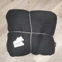 Hvy Wool Cooler, Rolled Fleece Collar, tail *vgc, clean, mnr hair, hay, dust, pills
