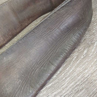Leather Tri Fold Girth *fair, clean, v.CRACKED, creases, stiff, rubs, thin & curled edges, re-stitched
