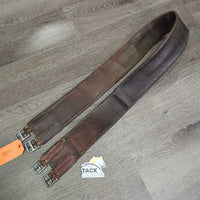 Leather Tri Fold Girth *fair, clean, v.CRACKED, creases, stiff, rubs, thin & curled edges, re-stitched
