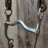 One Ear Headstall, Split Reins, Curb Bit *vgc, clean, mnr rust
