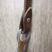 One Ear Headstall, Split Reins, Curb Bit *vgc, clean, mnr rust
