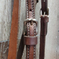 One Ear Headstall, Split Reins, Curb Bit *vgc, clean, mnr rust
