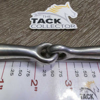 Med Eggbutt Snaffle Bit *gc, scuffs, clean, rubs, stains
