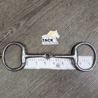 Med Eggbutt Snaffle Bit *gc, scuffs, clean, rubs, stains
