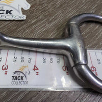 Med Eggbutt Snaffle Bit *gc, scuffs, clean, rubs, stains
