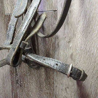 Rsd Bridle *fair, v.dry, dirty, v.stiff, v.bent, scrapes, rubs, faded
