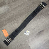 Narrow Cotton & Nylon Short - Dressage Girth *fair, older, curled edges, hairy seams, faded, rusty
