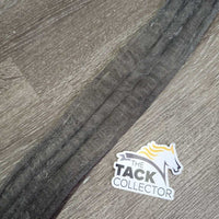 Narrow Cotton & Nylon Short - Dressage Girth *fair, older, curled edges, hairy seams, faded, rusty
