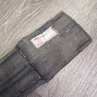 Narrow Cotton & Nylon Short - Dressage Girth *fair, older, curled edges, hairy seams, faded, rusty
