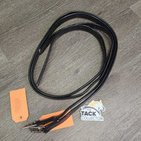 Thick - Sytiff Synthetic Stirrup Leathers *gc, rust, dents, xholes, older, bent

