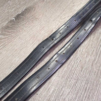 Thick - Sytiff Synthetic Stirrup Leathers *gc, rust, dents, xholes, older, bent
