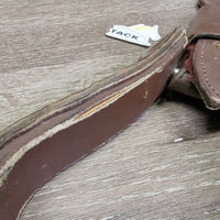 Pr Aussie Stirrup Leathers - Fenders, Western Stirrups *vgc/gc, edge scrapes & chews?, creases, scratches, frayed edges, curled edge
