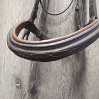 FS Rsd Padded Bridle *gc, clean, residue & stains, hairy seams, stains, xholes, tight keepers
