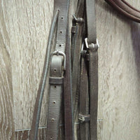FS Rsd Padded Bridle *gc, clean, residue & stains, hairy seams, stains, xholes, tight keepers
