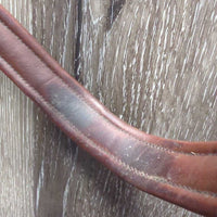 FS Rsd Padded Bridle *gc, clean, residue & stains, hairy seams, stains, xholes, tight keepers
