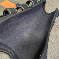 Pr Open Front Boots, tabs *vgc, clean, rubs, pills, scratches, faded, scrapes
