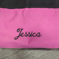 Padded Clipper Storage Bag, Shoulder Strap "Jessica" *gc, mnr hair, dirt & stains
