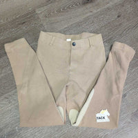 JUNIORS Cotton Breeches, Pull On *vgc, sm hole, stain, waist puckers, faded, seat rubs & pills
