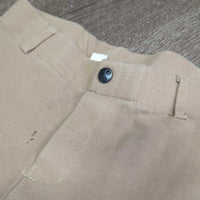 JUNIORS Cotton Breeches, Pull On *vgc, sm hole, stain, waist puckers, faded, seat rubs & pills
